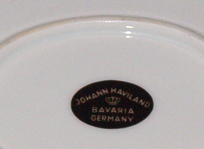 Johann Haviland Twilight Rose Oval Serving Platter