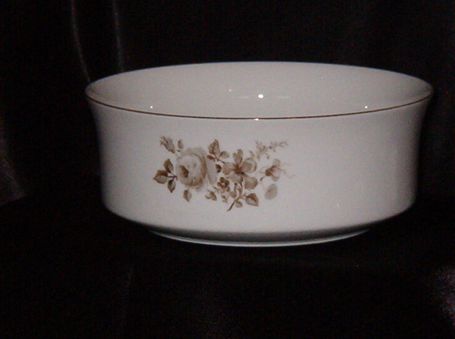 Johann Haviland Twilight Rose Round Vegetable Bowl