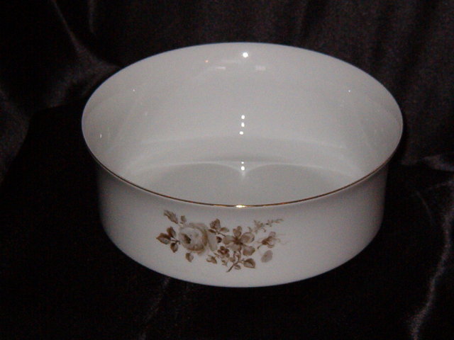 Johann Haviland Twilight Rose Round Vegetable Bowl