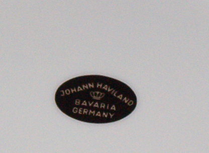 Johann Haviland Twilight Rose Dinner Plate