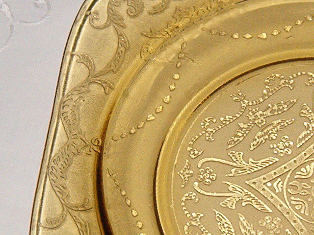Federal Glass Madrid Amber 1976 Salad Plate