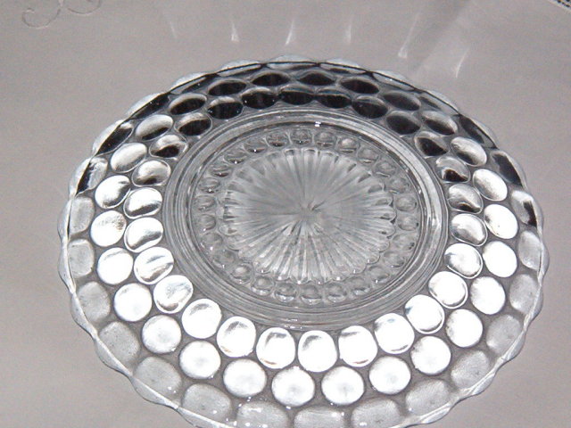 Anchor Hocking Bubble Blue Bread & Butter Plate