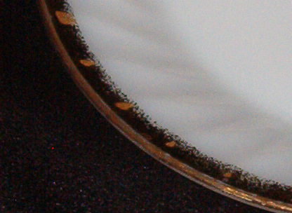 Anchor Hocking Swirl Golden Anniversary Salad Plate