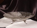 Anchor Hocking Prismatic Line Footed Bowl