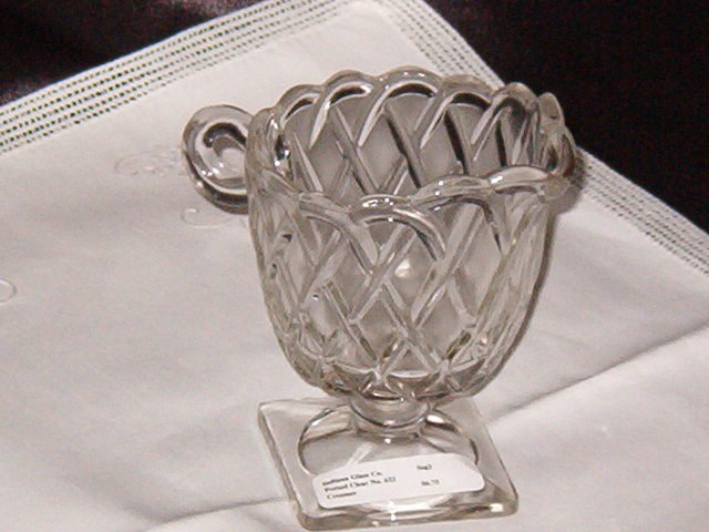 Indiana Glass Co. Pretzel Clear Creamer