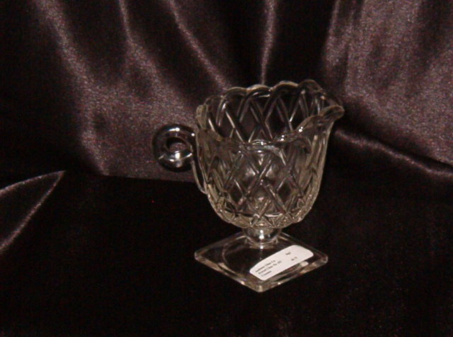 Indiana Glass Co. Pretzel Clear Creamer
