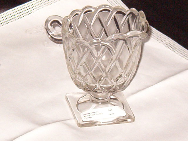 Indiana Glass Co. Pretzel Clear Creamer