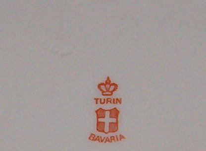 Turin Bavaria Painted Plate