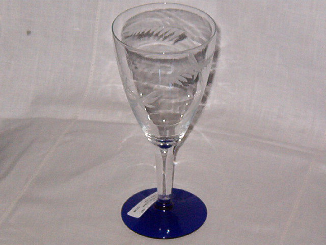Weston Glass Co. WGL1 Water Goblet