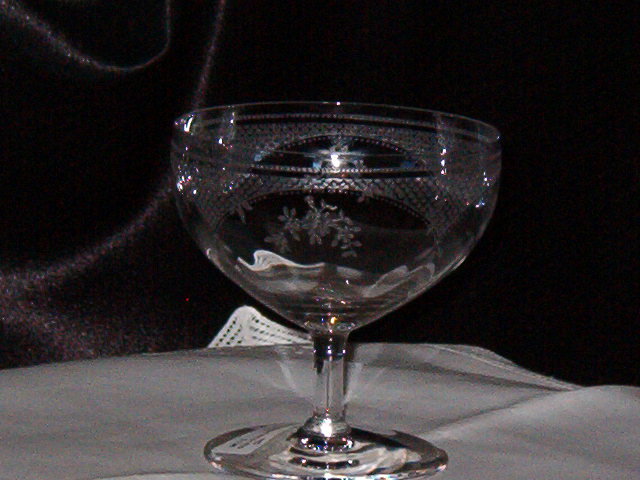 Fostoria Virginia Older Etched Low Sherbet