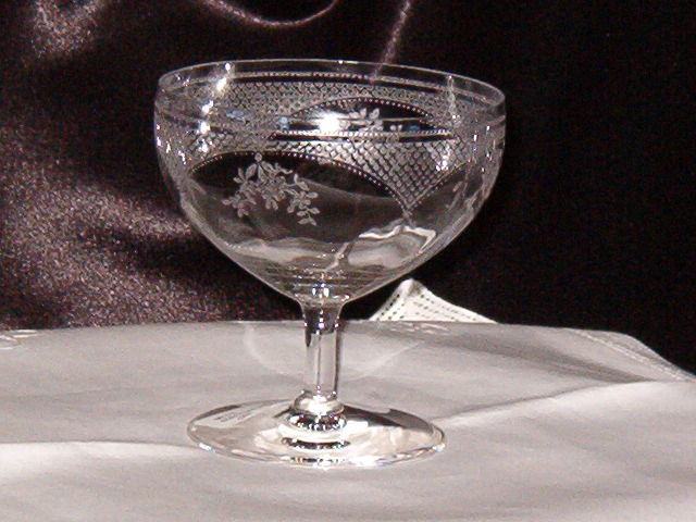 Fostoria Virginia Older Etched Low Sherbet