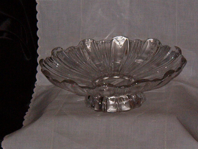 Crystal Footed Garden Bowl