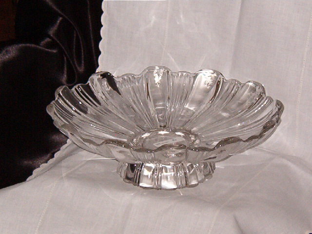Crystal Footed Garden Bowl
