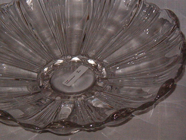 Crystal Footed Garden Bowl