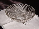 Anchor Hocking Prismatic Line Footed Bowl