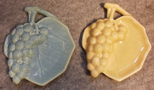 2 Vintage Rookwood Tray Grapes and Leaf. #6391