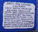 Early 19th Century Chumash Native American Beaded Necklace w/ Silver Piece 1807