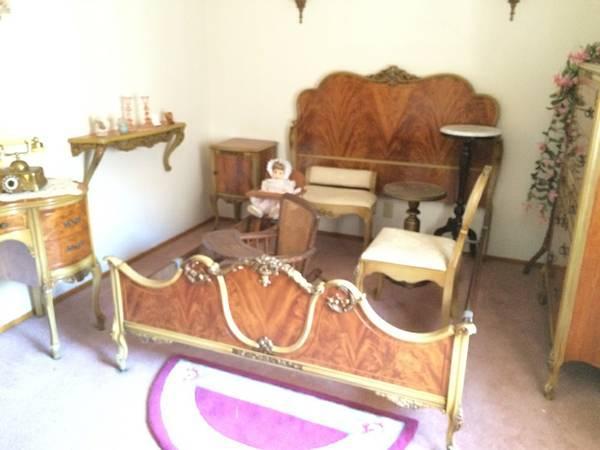 French Provincial bedroom suite (8) pcs.
