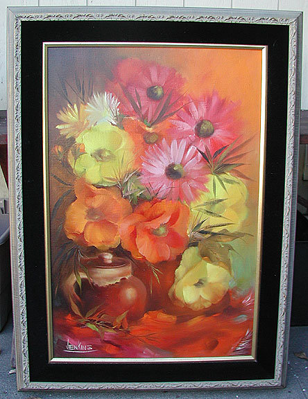 Original Floral Oil Painting by Gary Jenkins