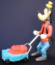 Goofy Battery OP Lawn Mower, Alps, 50's