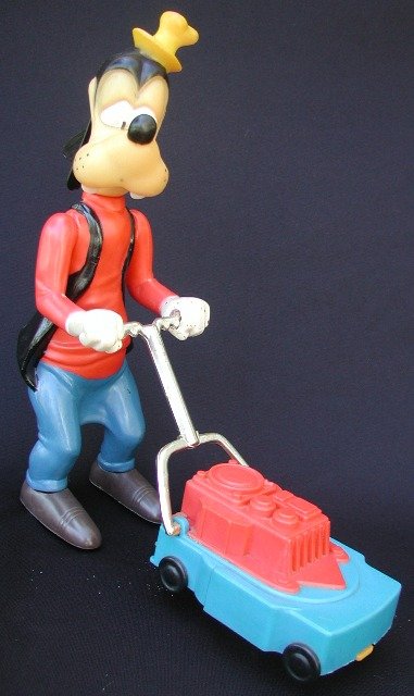 Goofy Battery OP Lawn Mower, Alps, 50's