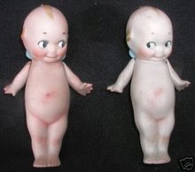 (2) Rose ONeill KEWPIE DOLLS