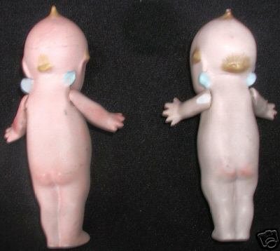 (2) Rose ONeill KEWPIE DOLLS