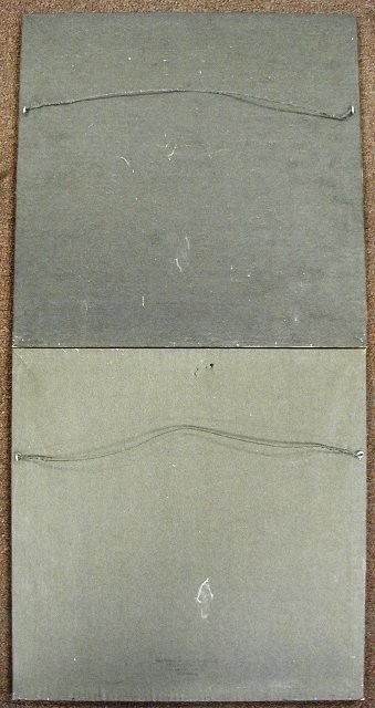 Pair of Dry-Point Engraving Signed