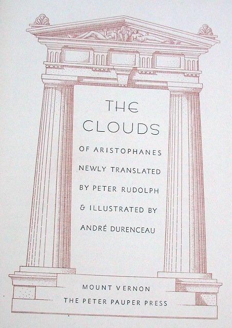 The clouds of Aristophanes Peter Rudolph