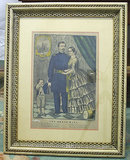 Currier & Ives-The Brave Wife Print Civil War