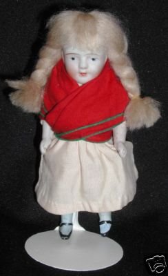 Antique All Bisque German Doll - 7