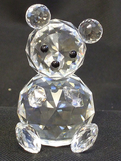 Swarovski Crystal Bear signed 3
