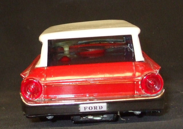 Vintage Ford Stationwagon Battery Operated TinToy Japan