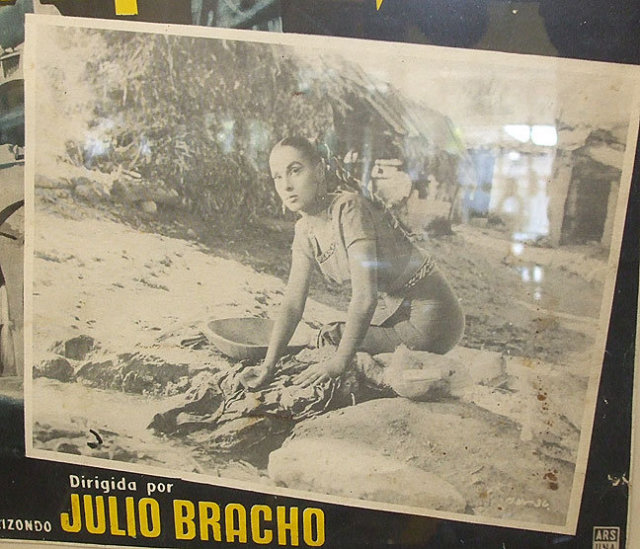 1955 Mexican Movie Poster MARIA la VOZ dir Julio Bracho