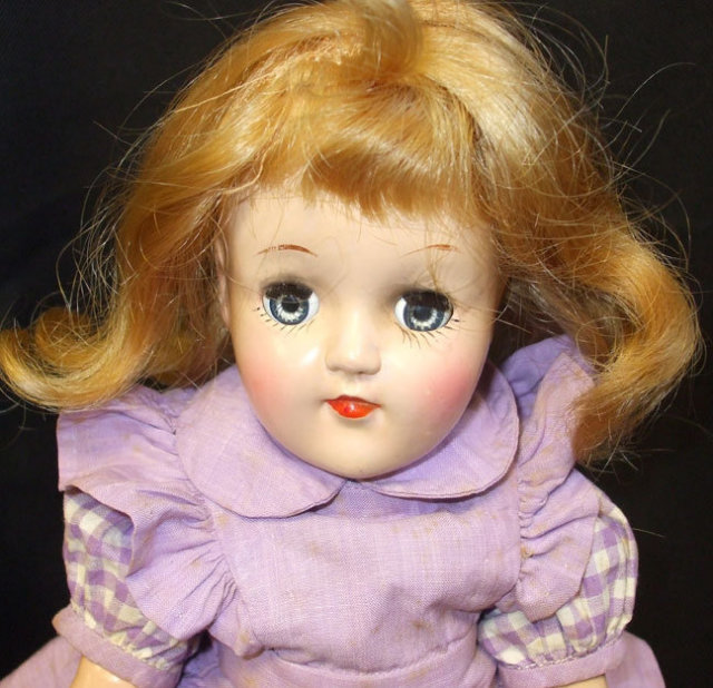 Vintage Ideal Toni Doll Hard Plastic 1950s 15