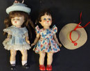 2 Vintage 1950's Vogue Ginny Dolls 8