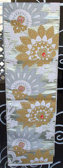 Japanese silk kimono Obi Womens runner