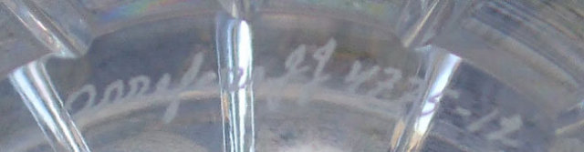 Orrefors Marin Vertical Cut Bowl #4775-12 signed