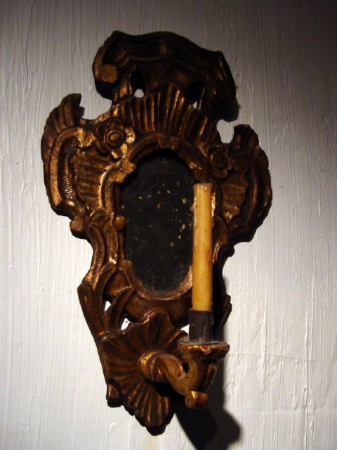 Spanish-Colonial Gilt Sconce