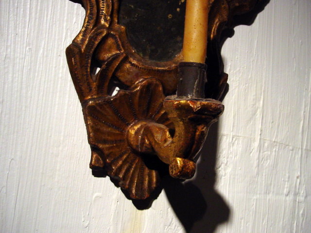 Spanish-Colonial Gilt Sconce