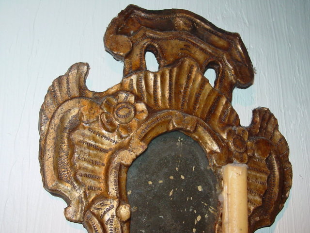 Spanish-Colonial Gilt Sconce