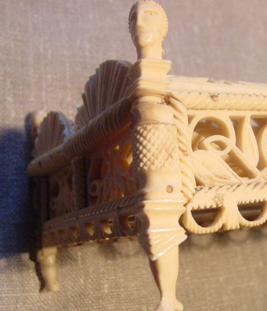 Scrimshaw Napoleonic P-O-W Dominoes Set