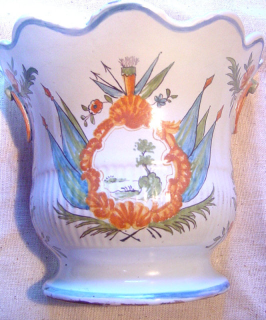 Elegant Louis XV Moustiers Vase