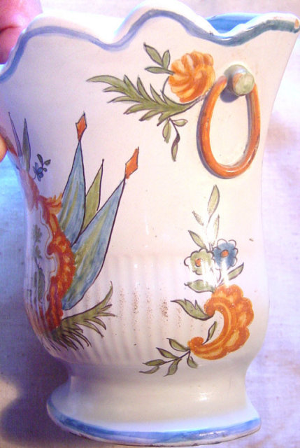 Elegant Louis XV Moustiers Vase