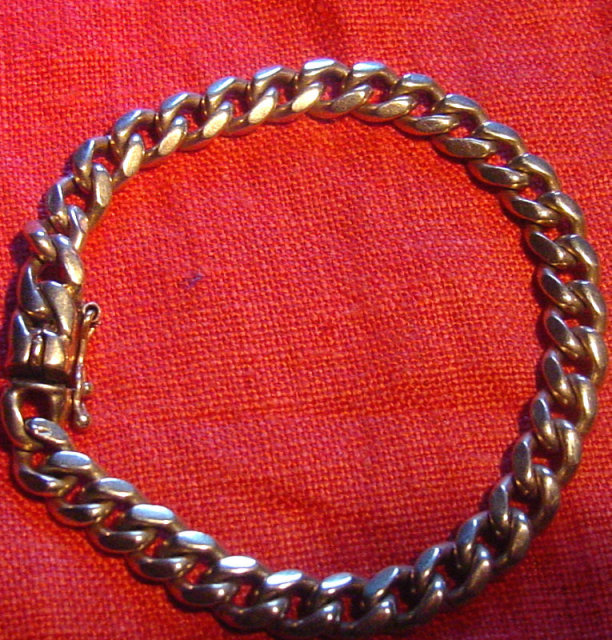 Heavy 14K Chain Bracelet