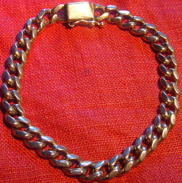 Heavy 14K Chain Bracelet