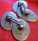 14K Gold Art Art Deco Cuff Links