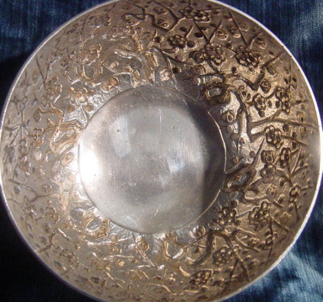 Exquisite China Trade Silver Bowl