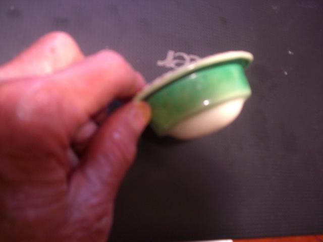 English Creamware Jellied Egg Mould