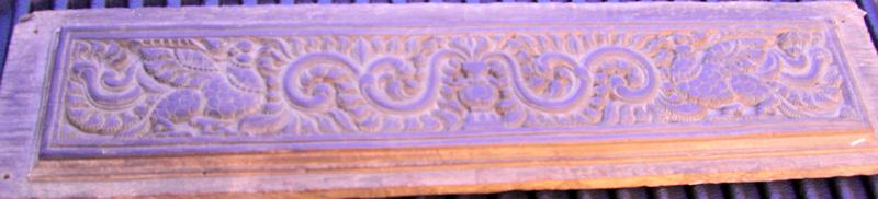 Three Superb Indian Carved Panels - Garuda
